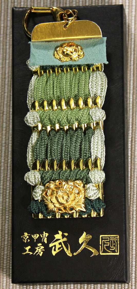 応援アイテム IDOMU!キーホルダー 萌黄糸縅